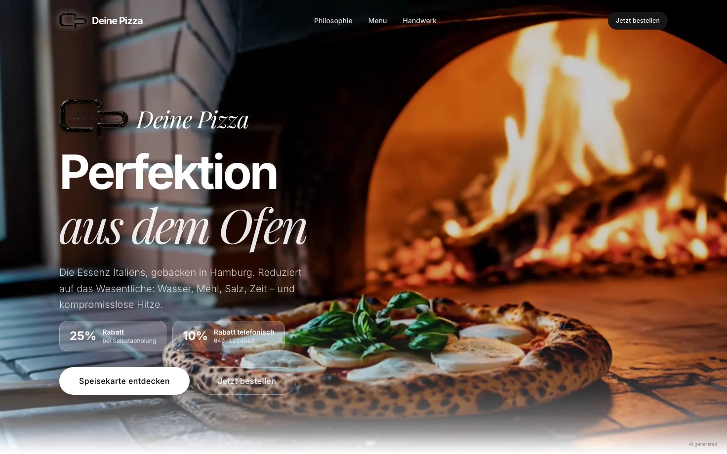 Pizza – Gastronomie · Demo